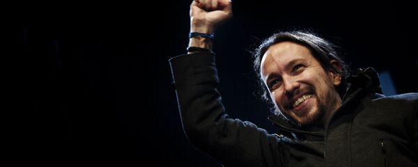 Pablo Iglesias, líder del partido de izquierda Podemos - Sputnik Mundo