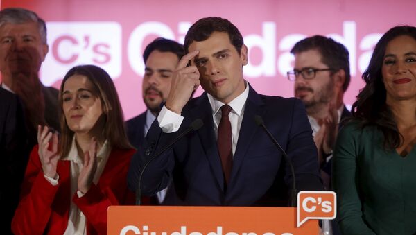 Albert Rivera, líder de Ciudadanos - Sputnik Mundo