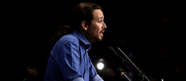 Pablo Iglesias, líder del partido de izquierda Podemos Pablo Iglesias, líder del partido de izquierda Podemos - Sputnik Mundo