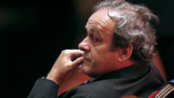 Michel Platini, presidente de la UEFA - Sputnik Mundo