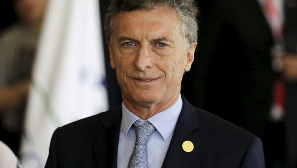 Mauricio Macri, presidente de Argentina - Sputnik Mundo