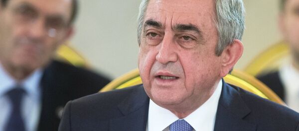 Serzh Sargsián, presidente de Armenia - Sputnik Mundo