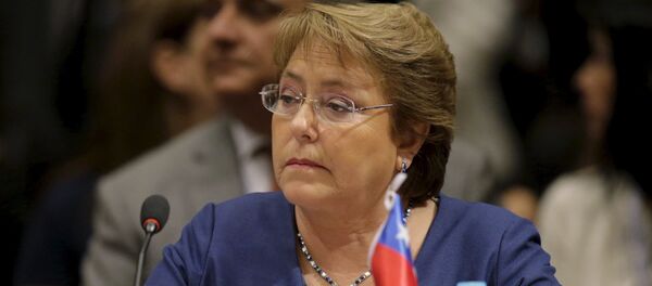 Michelle Bachelet, presidenta de Chile - Sputnik Mundo