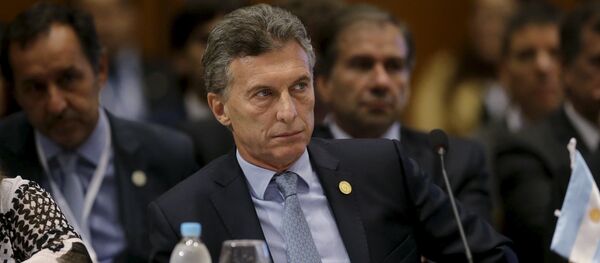 Mauricio Macri, presidente de Argentina - Sputnik Mundo