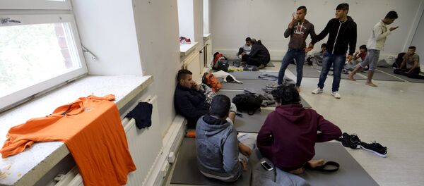 El centro de refugiados situado en Hennala en Lahti, Finlanda, Septiembre del 2015. - Sputnik Mundo