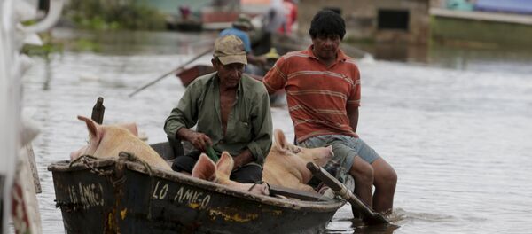 Inundaciones en Paraguay (archivo) - Sputnik Mundo
