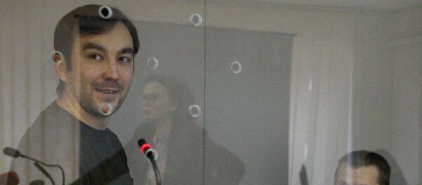 Ciudadanos rusos, Evgueni Eroféev y Alexandr Alexándrov, durante el proceso penal - Sputnik Mundo