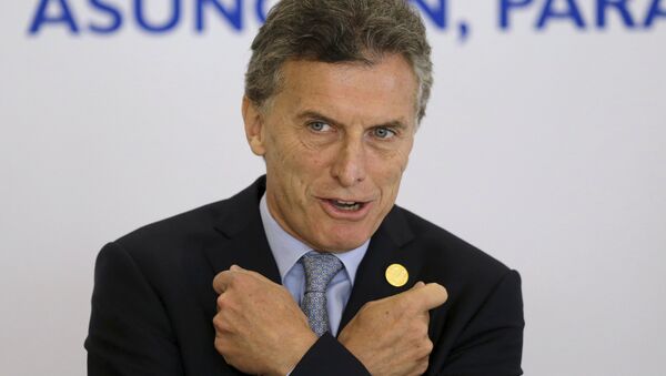 Mauricio Macri, presidente de Argentina - Sputnik Mundo