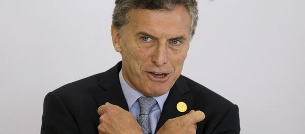 Mauricio Macri, presidente de Argentina - Sputnik Mundo
