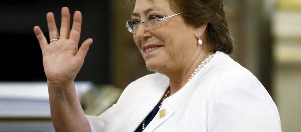 Michelle Bachelet, presidenta de Chile - Sputnik Mundo