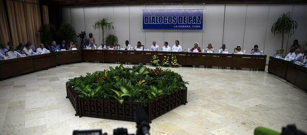 Diálogos de paz en la Habana (archivo) Diálogos de paz en la Habana (archivo) - Sputnik Mundo