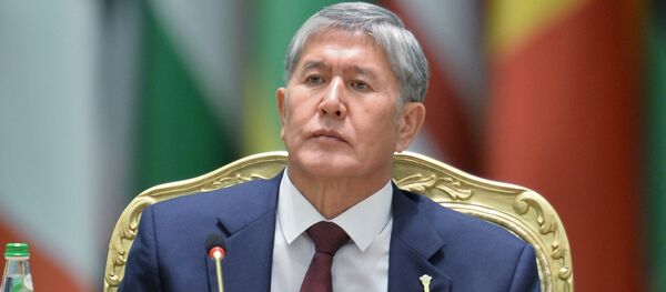 Almazbek Atambáev, presidente de Kirguistán - Sputnik Mundo
