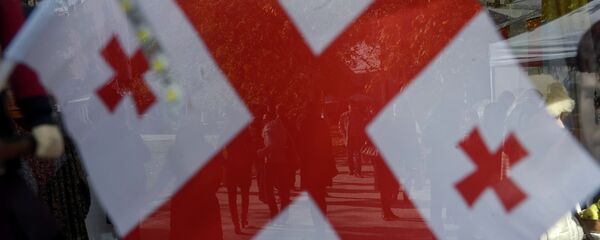 Bandera de Georgia - Sputnik Mundo
