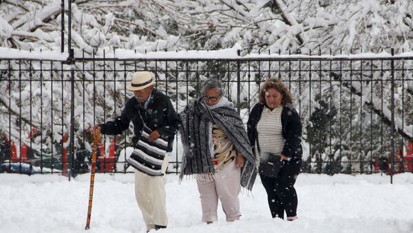 Nevadas en el norte de México - Sputnik Mundo