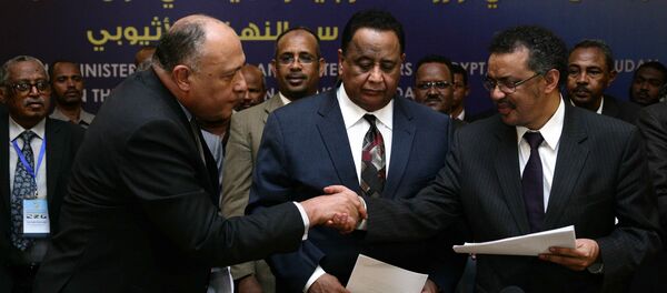 La reunión de los ministros de Exteriores de Egipto, Etiopía y Sudán - Sputnik Mundo