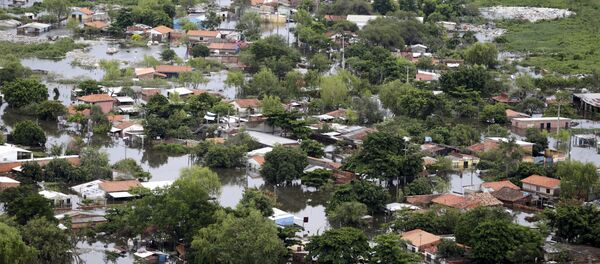 Inundaciones en Paraguay (archivo) - Sputnik Mundo