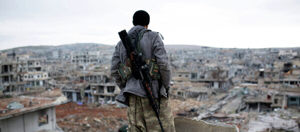 Combatiente en Oriente Próximo - Sputnik Mundo