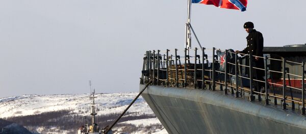 El buque antisubmarino Severomorsk de la Flota del Norte de Rusia - Sputnik Mundo