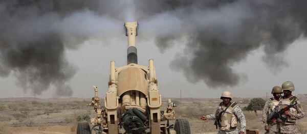 Artillería de Arabia Saudí (archivo) - Sputnik Mundo