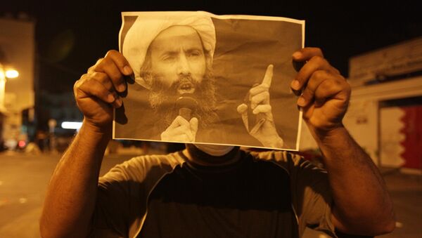 Manifestación de protesta tras la ejecución del clérigo chií Nimr al Nimr - Sputnik Mundo