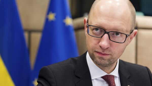 Primer ministro de Ucrania, Arseni Yatseniuk - Sputnik Mundo