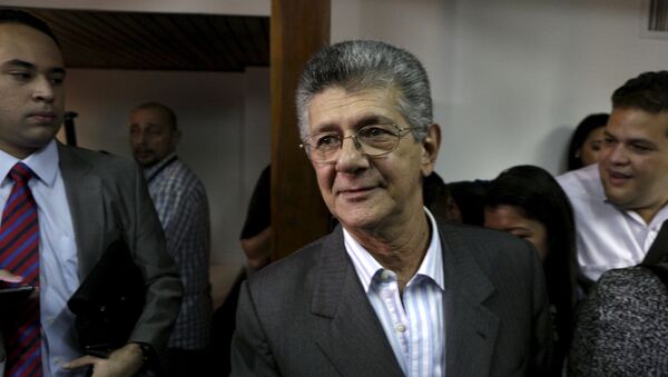 Henry Ramos Allup, jefe del partido opositor  AD - Sputnik Mundo