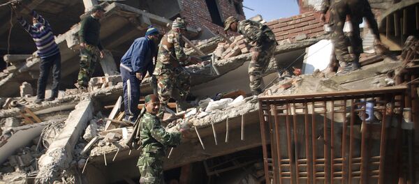 El terremoto en la India (archivo) - Sputnik Mundo