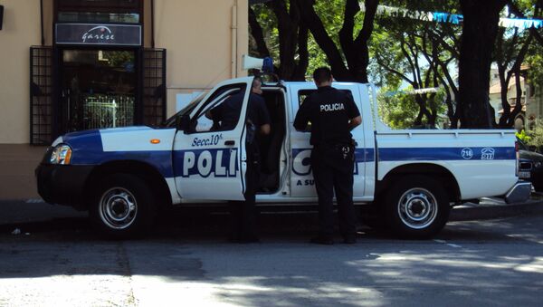 Policía de Uruguay en Montevideo Policía de Uruguay en Montevideo - Sputnik Mundo