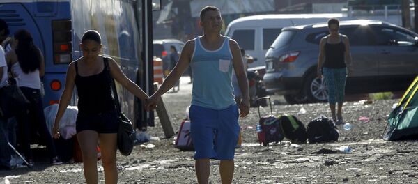 Migrantes cubanos en Costa Rica - Sputnik Mundo