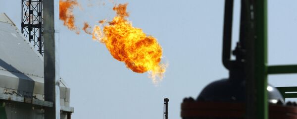 Gas ardiendo (imagen referencial) - Sputnik Mundo