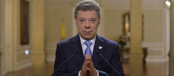 Juan Manuel Santos, presidente de Colombia - Sputnik Mundo