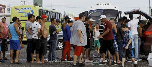 Migrantes cubanos en Costa Rica - Sputnik Mundo