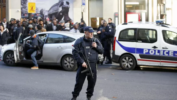 Lugar donde policía francesa mató a un hombre armado - Sputnik Mundo