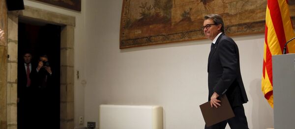 Artur Mas, presidente en funciones del Gobierno catalán Artur Mas, presidente en funciones del Gobierno catalán - Sputnik Mundo