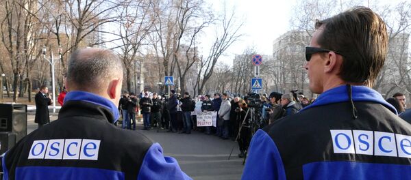 Observadores de la OSCE en Donbás - Sputnik Mundo