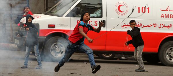 Niños palestinos - Sputnik Mundo