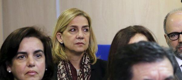 La infante Cristina de Borbón, el 11 de enero de 2016 - Sputnik Mundo