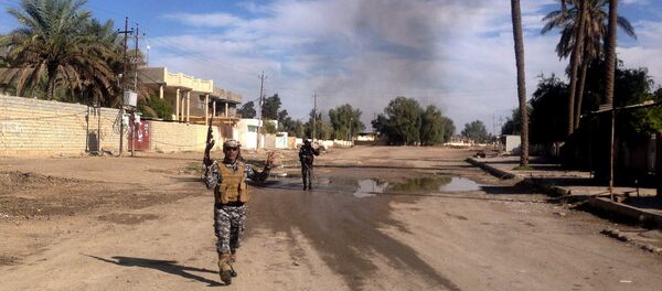 Iraqi security forces are deployed during a military operation to regain control of the town of Sadiyah, 60 miles (95 kilometers) north of Baghdad, Iraq in Diyala province, Iraq - Sputnik Mundo
