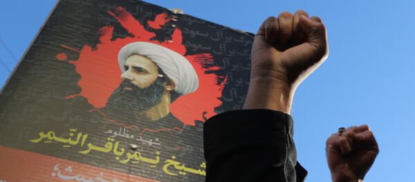 Protestas en Irán por la ejecución del misionero chií Nimr Baqir al Nimr en Arabia Saudí - Sputnik Mundo