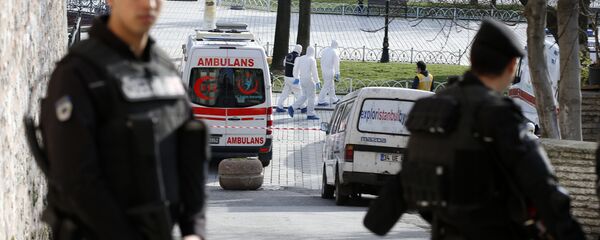 Lugar del atentado en Estambul - Sputnik Mundo