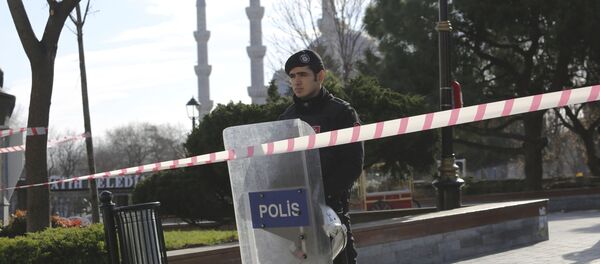 El lugar del atentado en el centro de Estambul - Sputnik Mundo