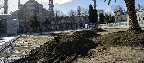Lugar de la explosión en Estambul Lugar de la explosión en Estambul - Sputnik Mundo