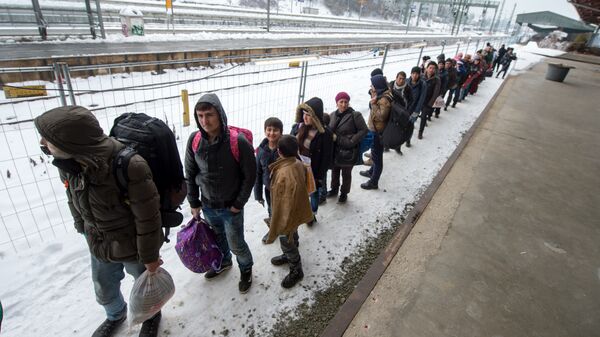 Refugiados en Passau, Baviera - Sputnik Mundo