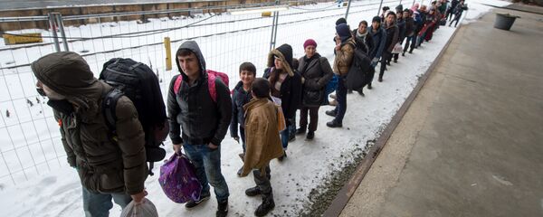 Refugiados en Passau, Baviera - Sputnik Mundo