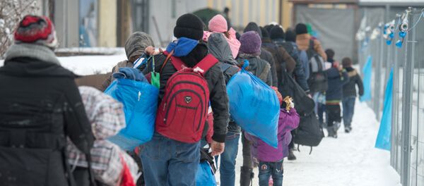 Refugiados en Passau, Baviera - Sputnik Mundo