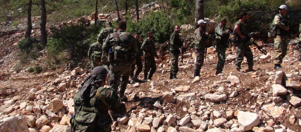 Militares sirios en Latakia - Sputnik Mundo