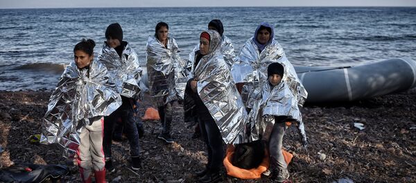 Refugiados sirios (Archivo) Refugiados sirios (Archivo) - Sputnik Mundo