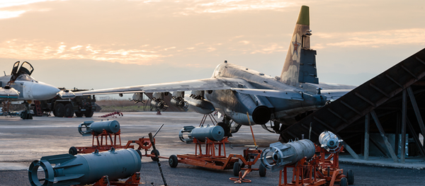 Fuerzas Aeroespacial de Rusia en la base siria Hmeimim - Sputnik Mundo