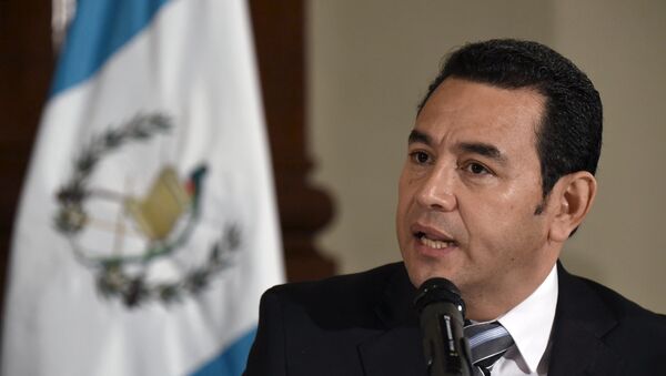 Jimmy Morales, presidente de Guatemala - Sputnik Mundo