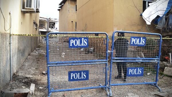 Lugar del atentado en la provincia turca de Diyarbakir - Sputnik Mundo